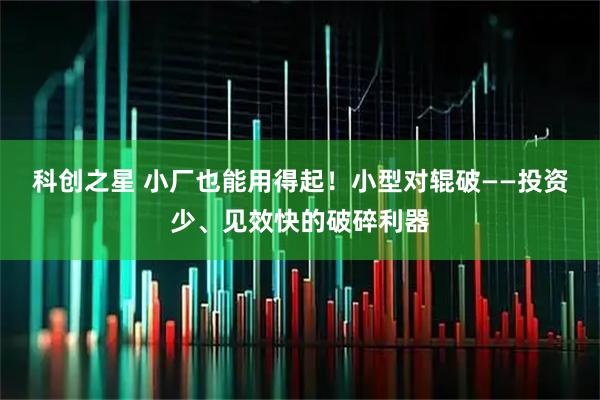 科创之星 小厂也能用得起！小型对辊破——投资少、见效快的破碎利器